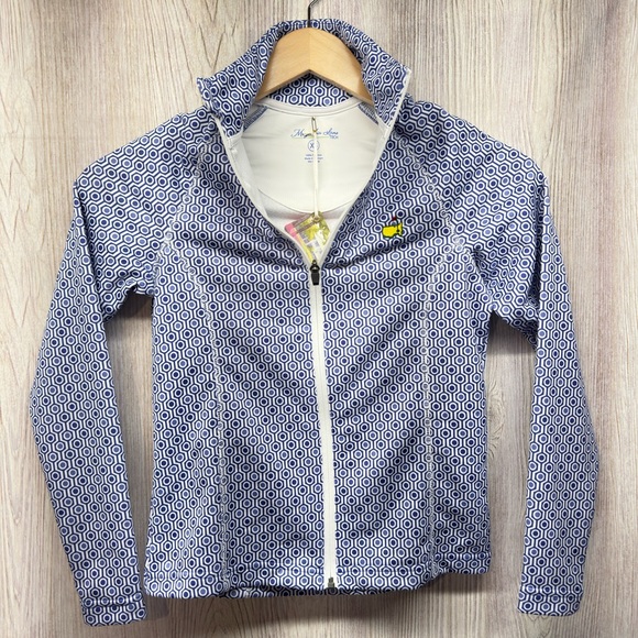 Magnolia Lane Tech Masters Augusta National Geometric Full Zip Jacket - XS (NWT) - Picture 2 of 9